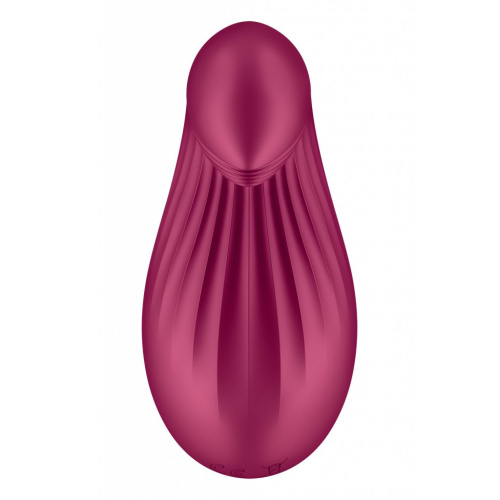 Satisfyer Dipping Delight - Вибратор, 9х6 см (бордовый) - sex-shop.ua